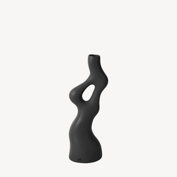 Vaas Organic Swirls Zwart