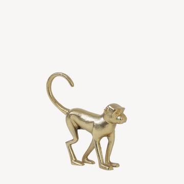 Ornament Monkey Goud