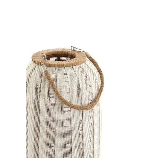Lantaarn Ylina linnen natural+wood