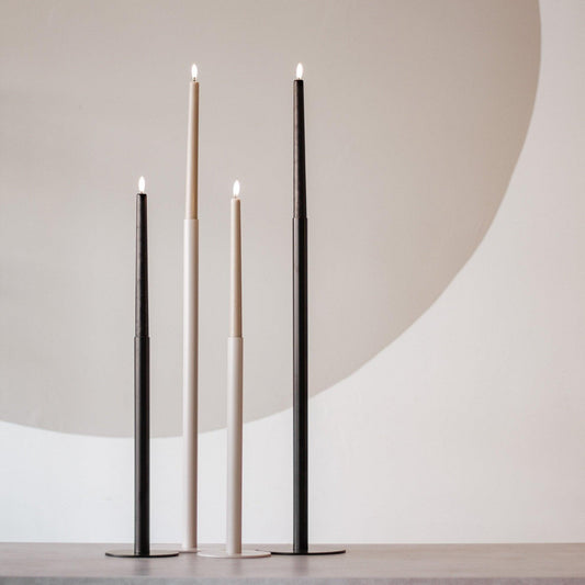 lemons conceptstore - woonwinkel roden - woonaccessoires - kandelaar - kandelaren - kaarshouder - candlestick - zwart - black - senza - jens living - japandi - modern