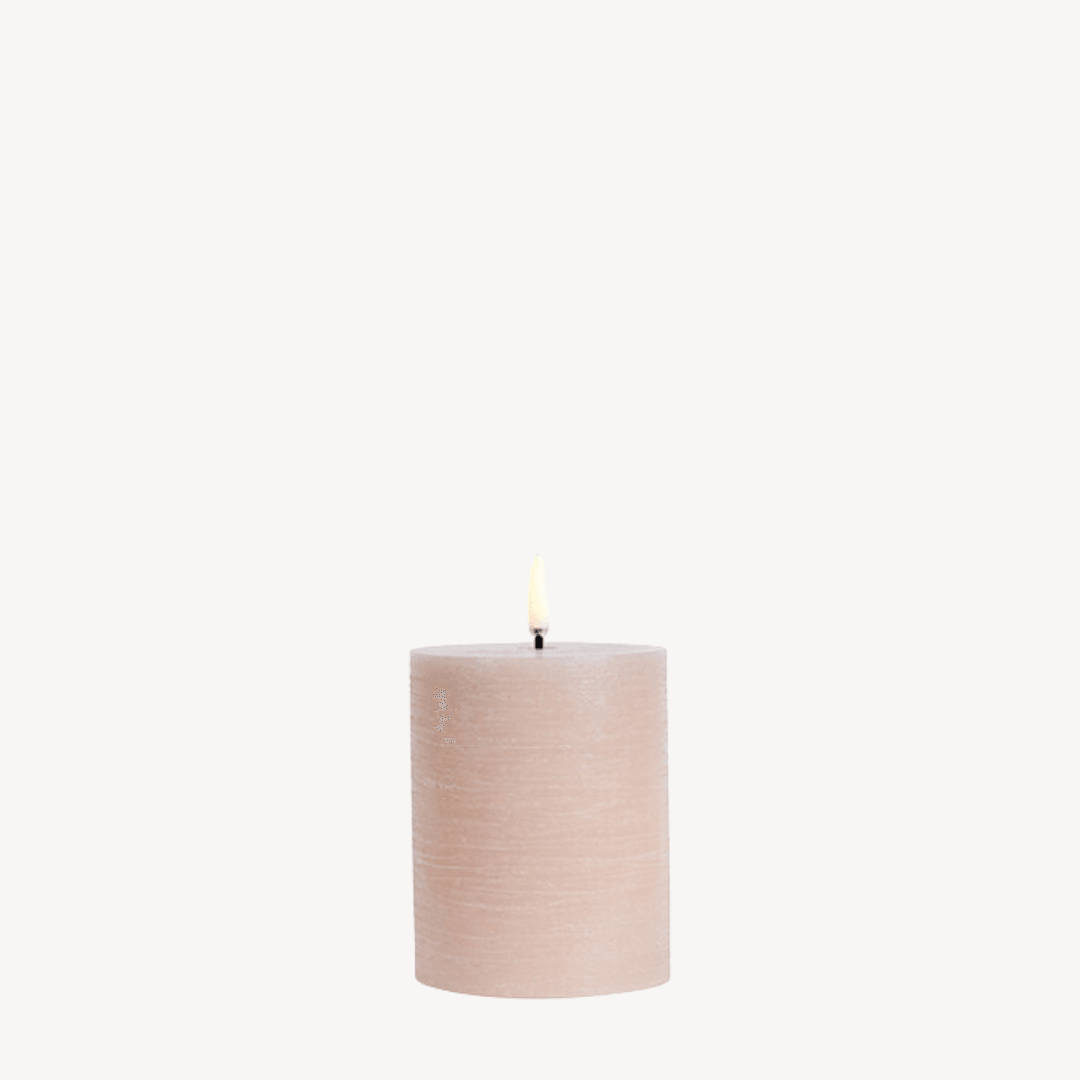 lemons conceptstore - woonwinkel roden - woonaccessoires - uyuni - led kaars - led candle - stompkaars - pillarcandle - pilaarkaars - beige