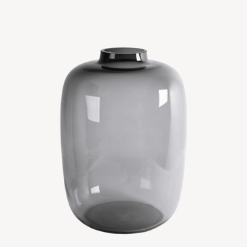 lemons conceptstore - woonwinkel roden - woonaccessoires - vaas mael artic kara grijs smokey grey - vase the world 
