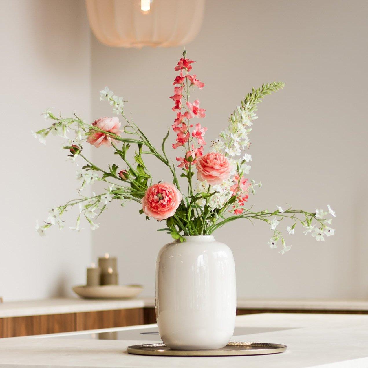 lemons conceptstore - woonwinkel roden - woonaccessoires - vaas mael artic kara - ivory ivoor creme - vase the world 