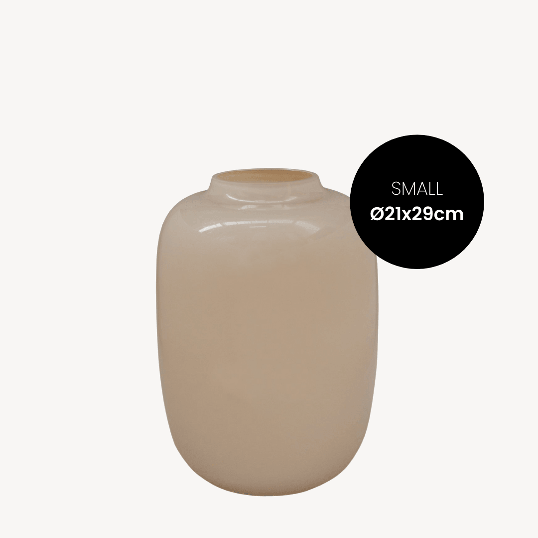 lemons conceptstore - woonwinkel roden - woonaccessoires - vaas mael artic kara - ivory ivoor creme - vase the world 