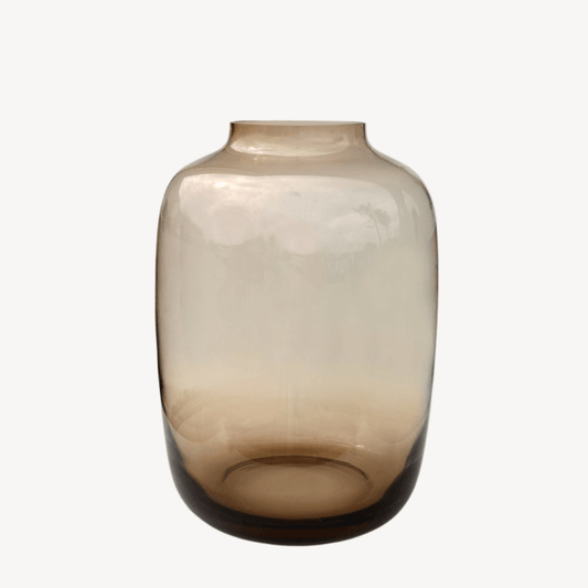 lemons conceptstore - woonwinkel roden - woonaccessoires - vaas mael artic kara - taupe - beige - bruin - lichtbruin - vase the world 