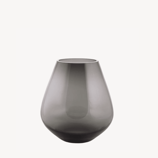 lemons conceptstore - woonwinkel roden - woonaccessoires - vaas tasman grijs grey smokey - vase the world 